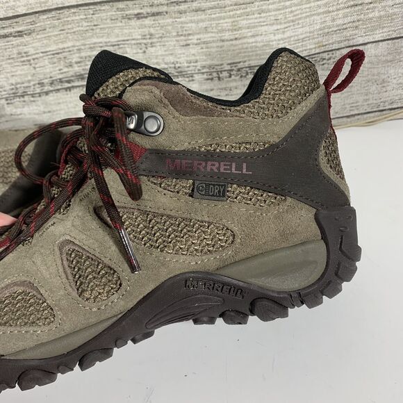 Merrell Women's Yokota 2 Mid Waterproof Hiking Boot size 7 Brindle - Picture 3 of 16